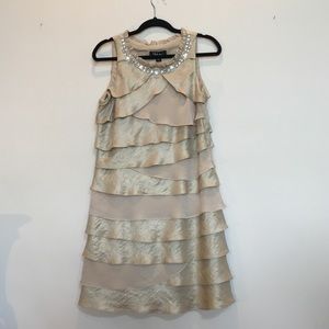 S.I. Fashions Gold Dress